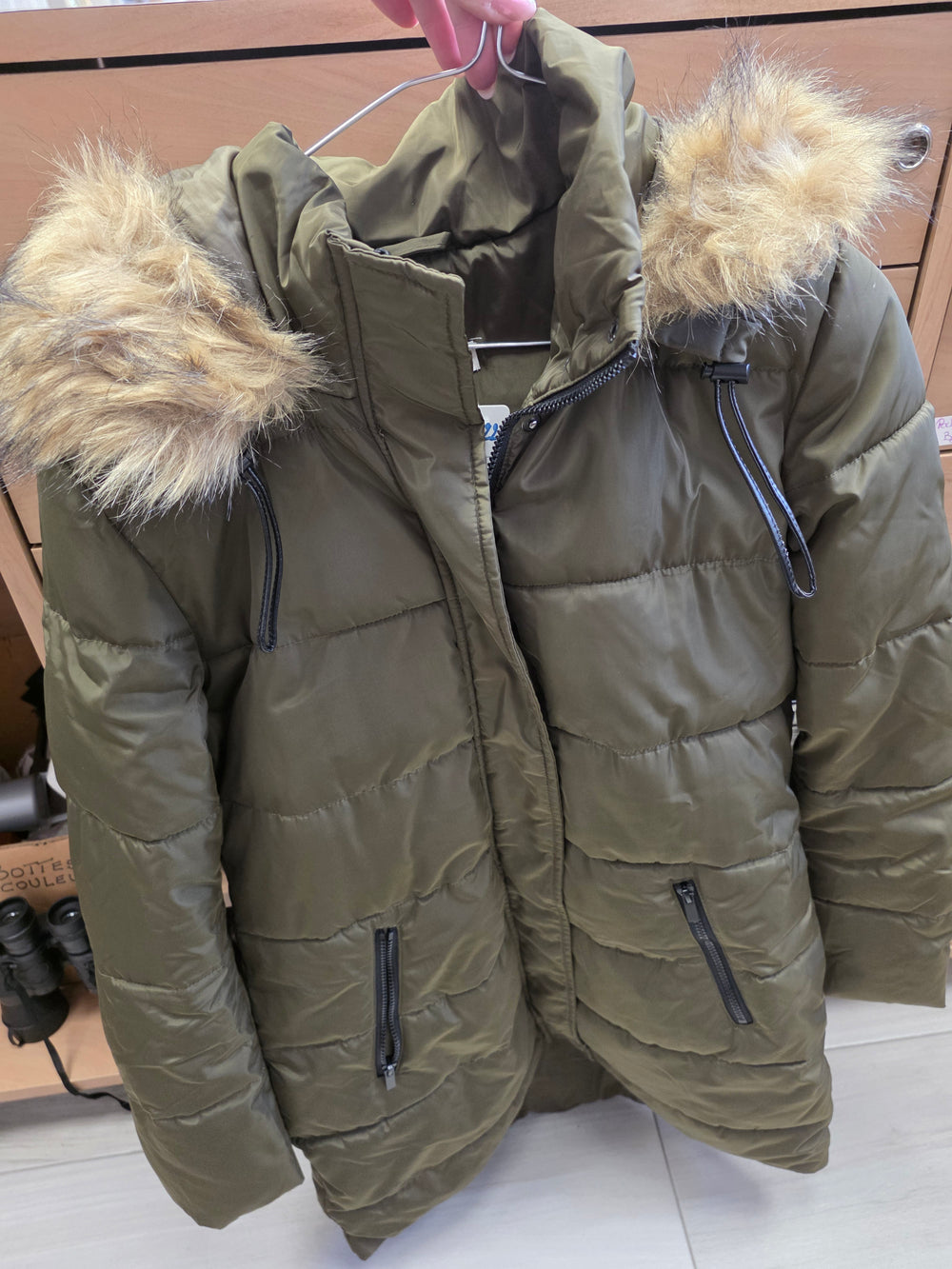 Manteau kaki taille m