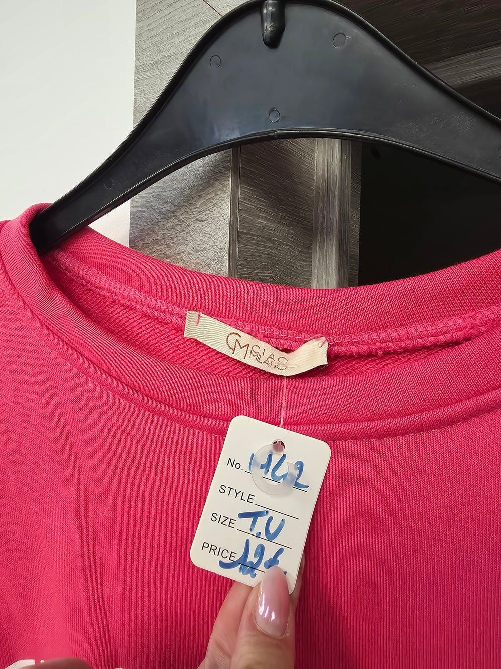 Pull rose taille unique