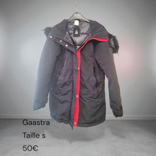 Charger l&#39;image dans la galerie, Manteau noir gaastra taille s
