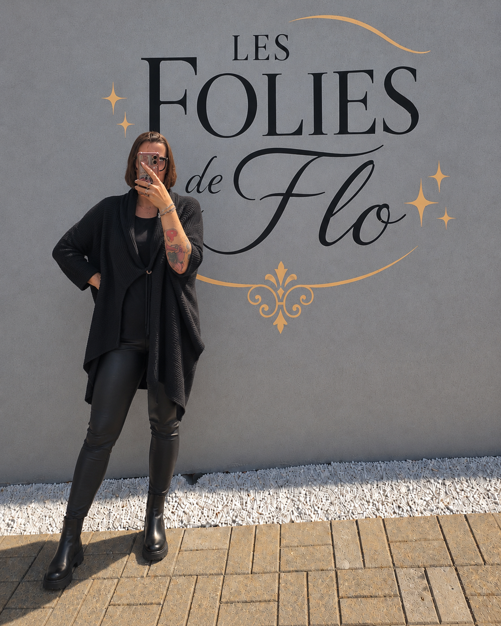 Gros gilet noir taille unique