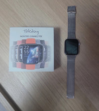 Charger l&#39;image dans la galerie, Montre argentée connectee tekday
