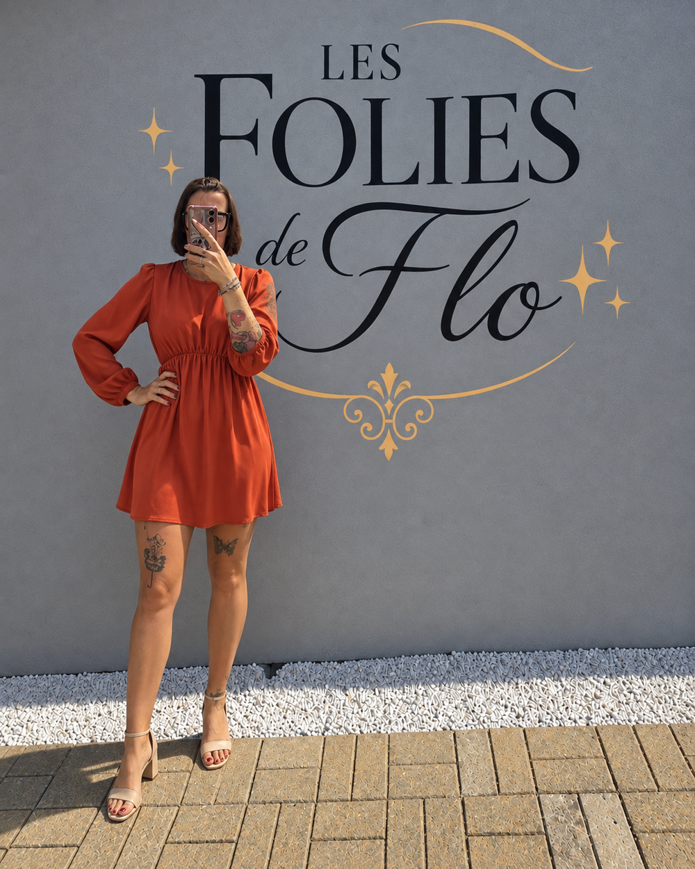 Robe rouille taille L