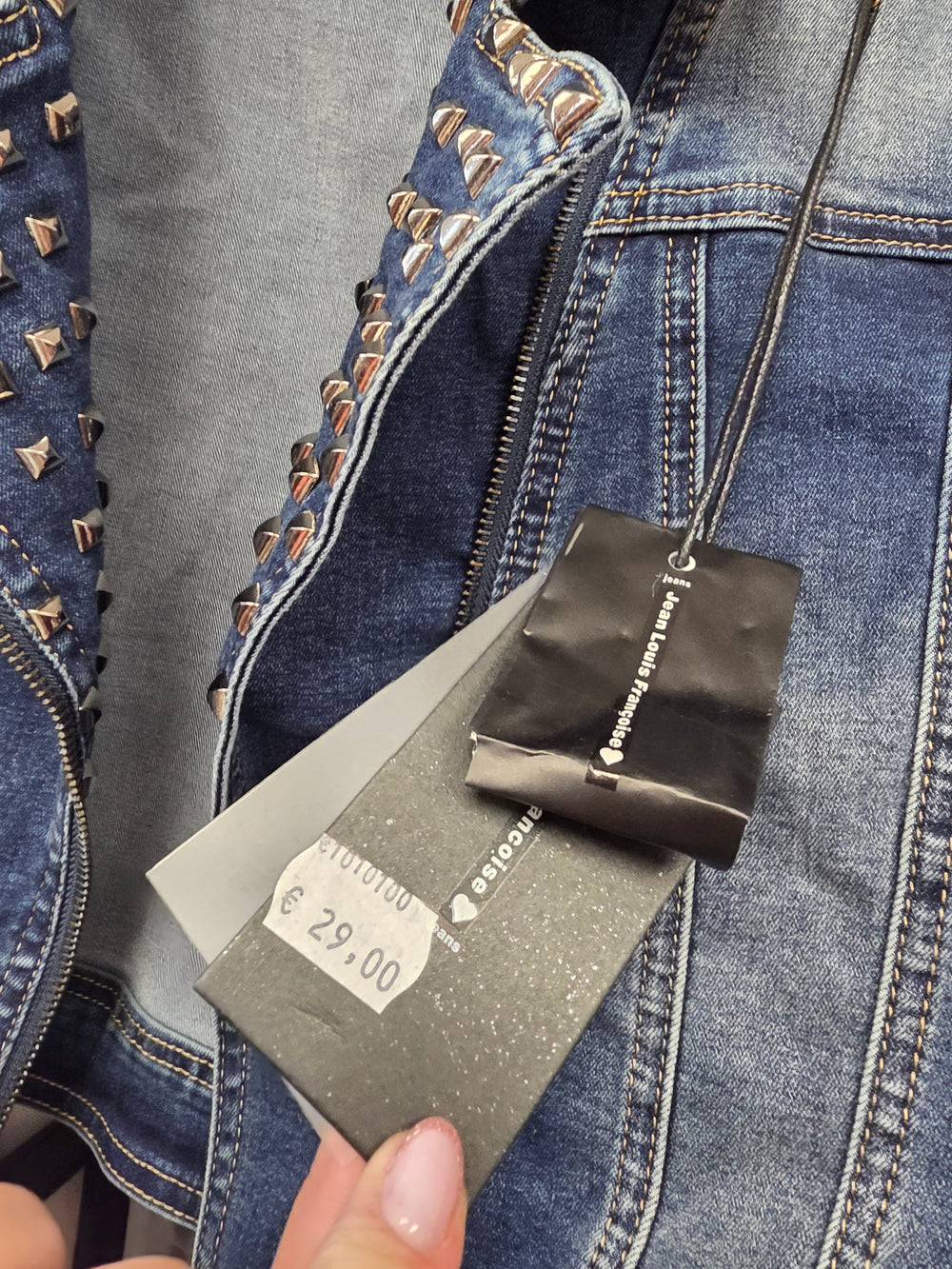 Veste en jeans taille xl neuve