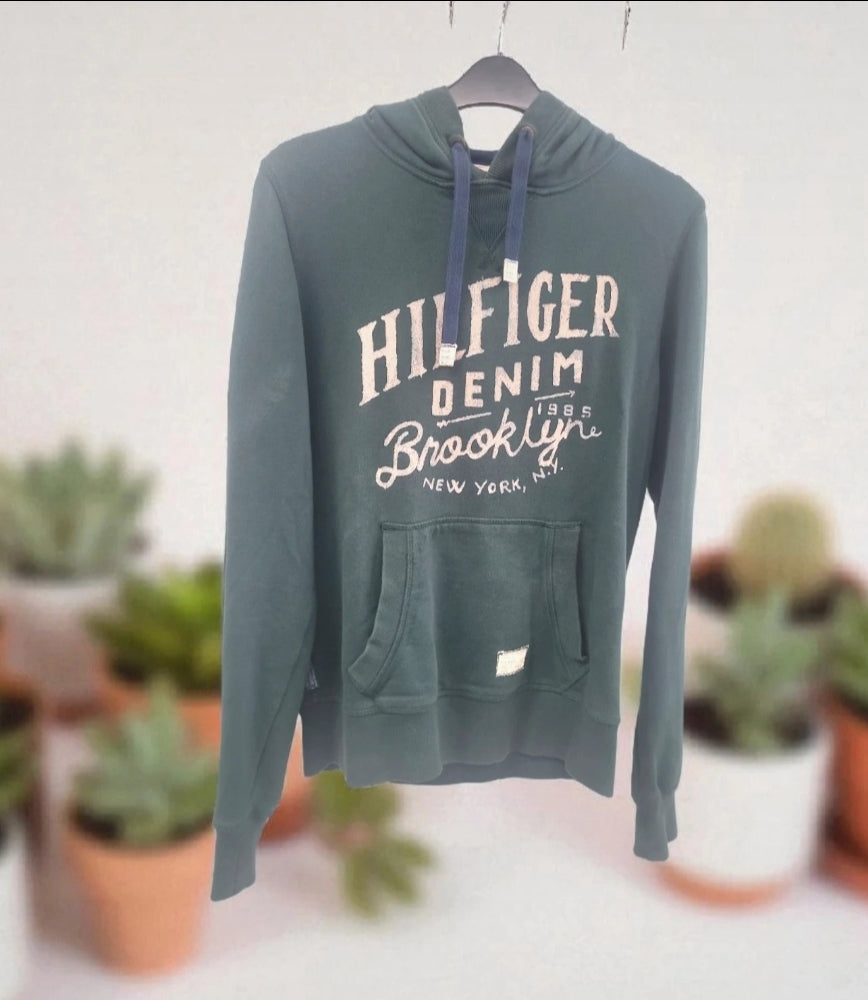 Pull vert tommy hilfinger
