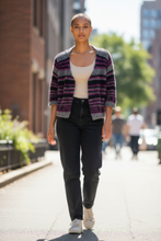 Charger l'image dans la galerie, Gilet gris et mauve taille m
