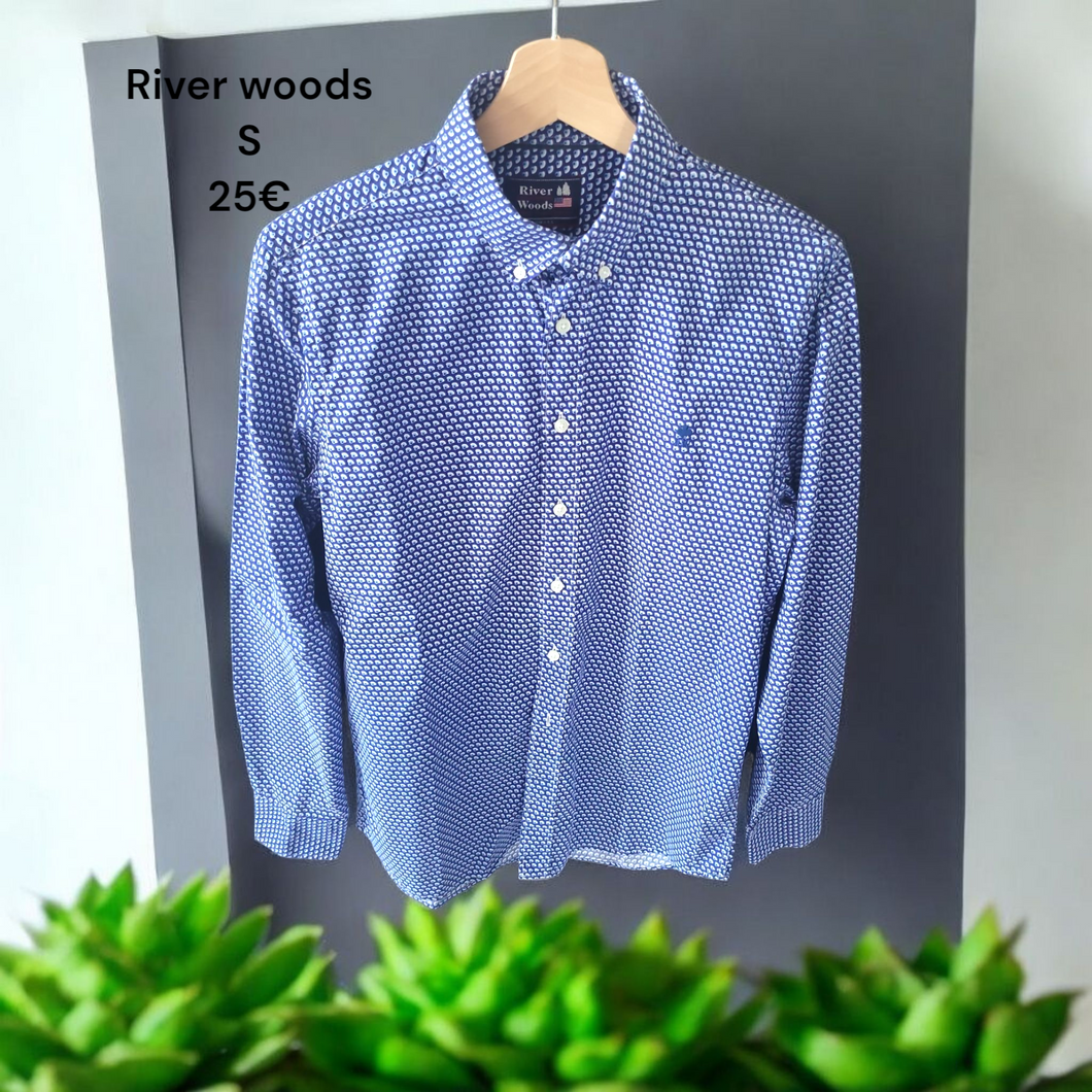 Chemise bleue river woods taille s