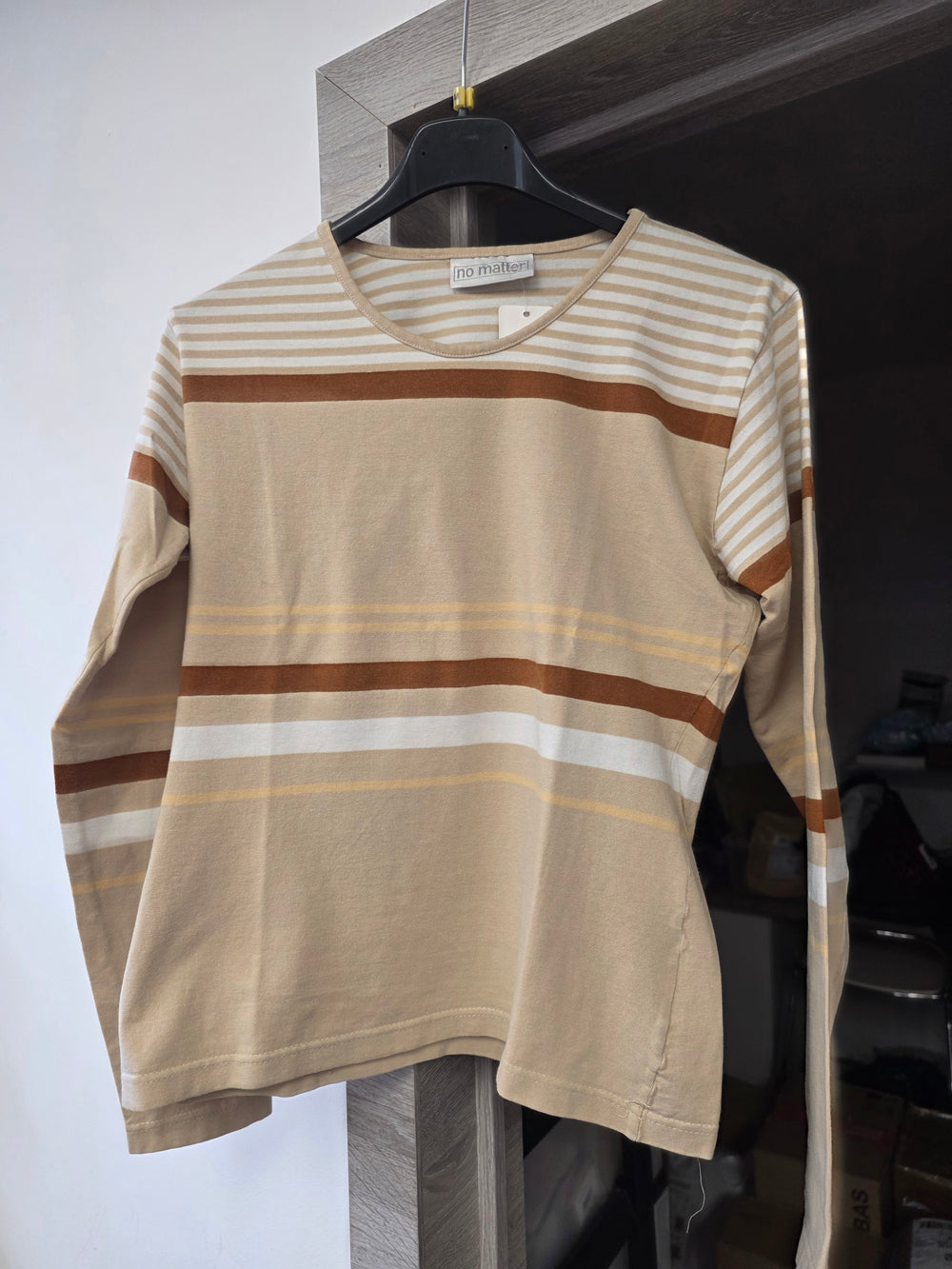 Pull ligne beige taille m