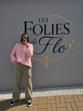 Charger l'image dans la galerie, Pull pilou rose taille xl
