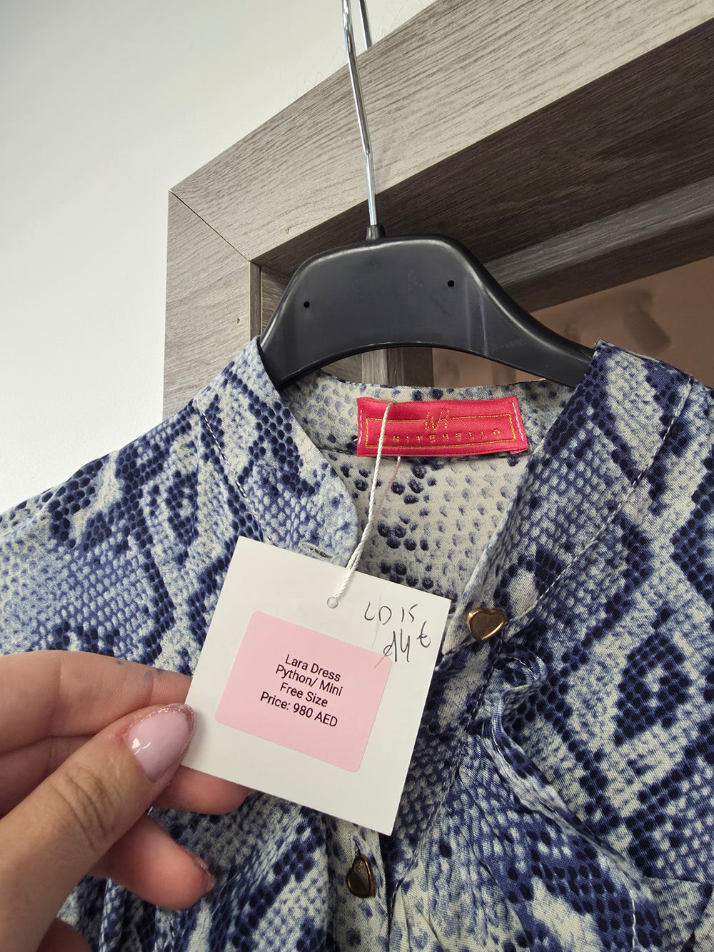 Blouse tunique bleue taille unique