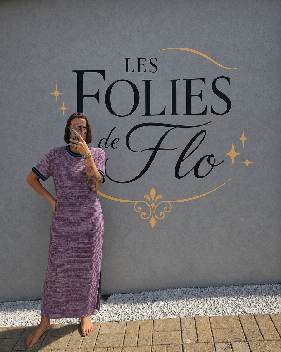 Robe mauve taille xs