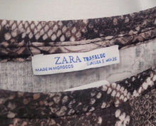 Charger l&#39;image dans la galerie, Blouse zara brune taille s
