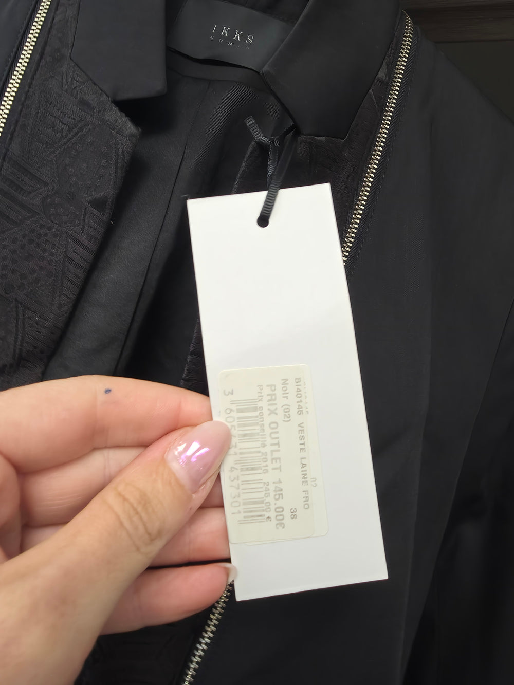 Blazer noir ikks taille m