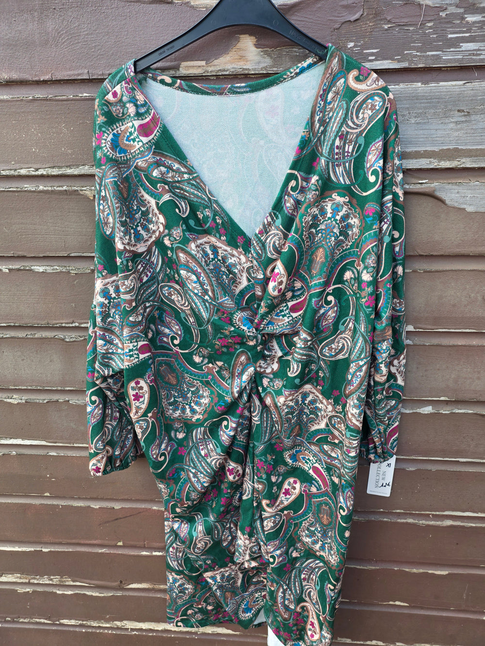 Robe verte neuve taille xl