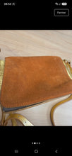 Charger l'image dans la galerie, Sac neuville en cuir dore et brun
