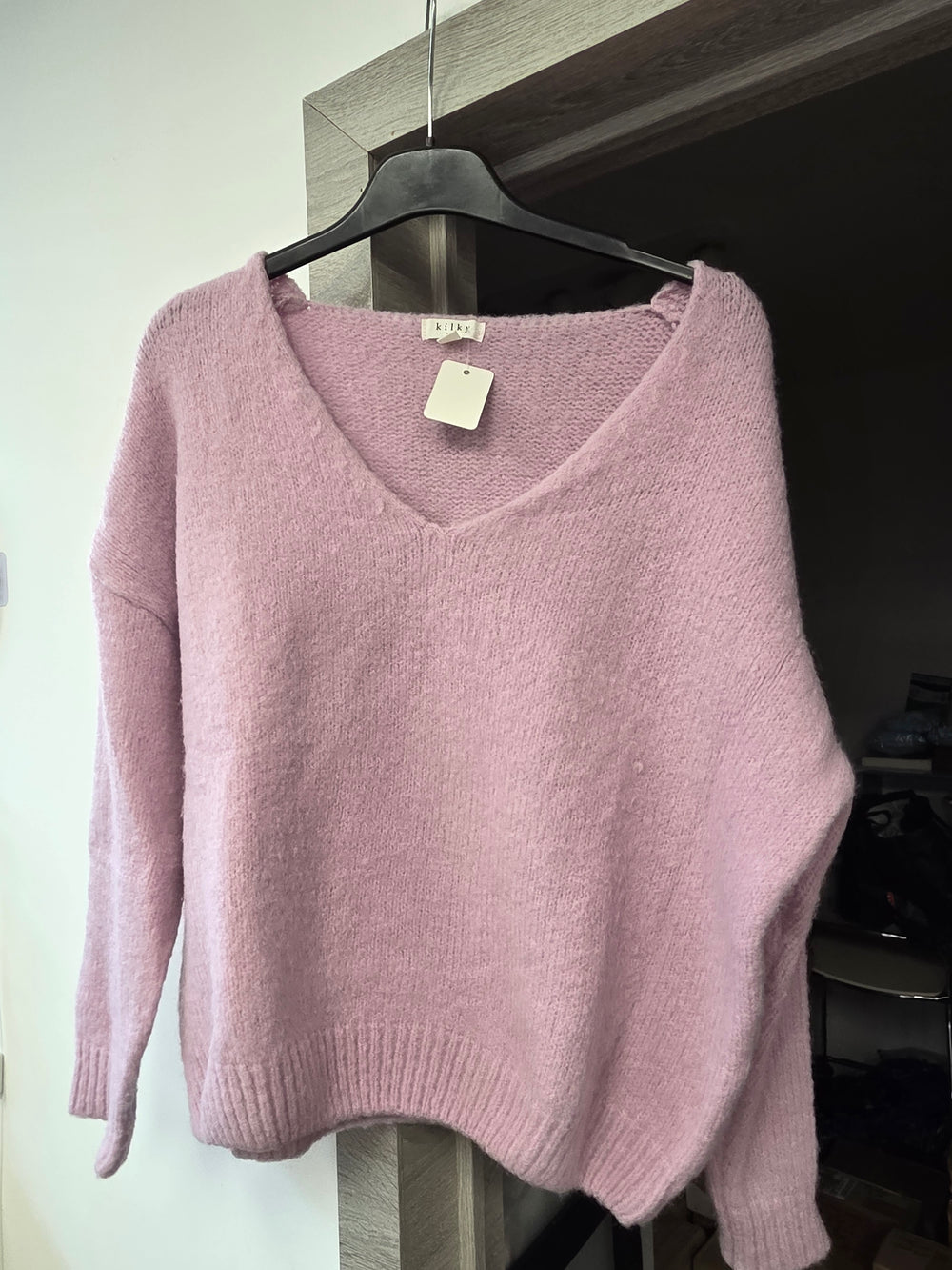 Pull rose taille unique