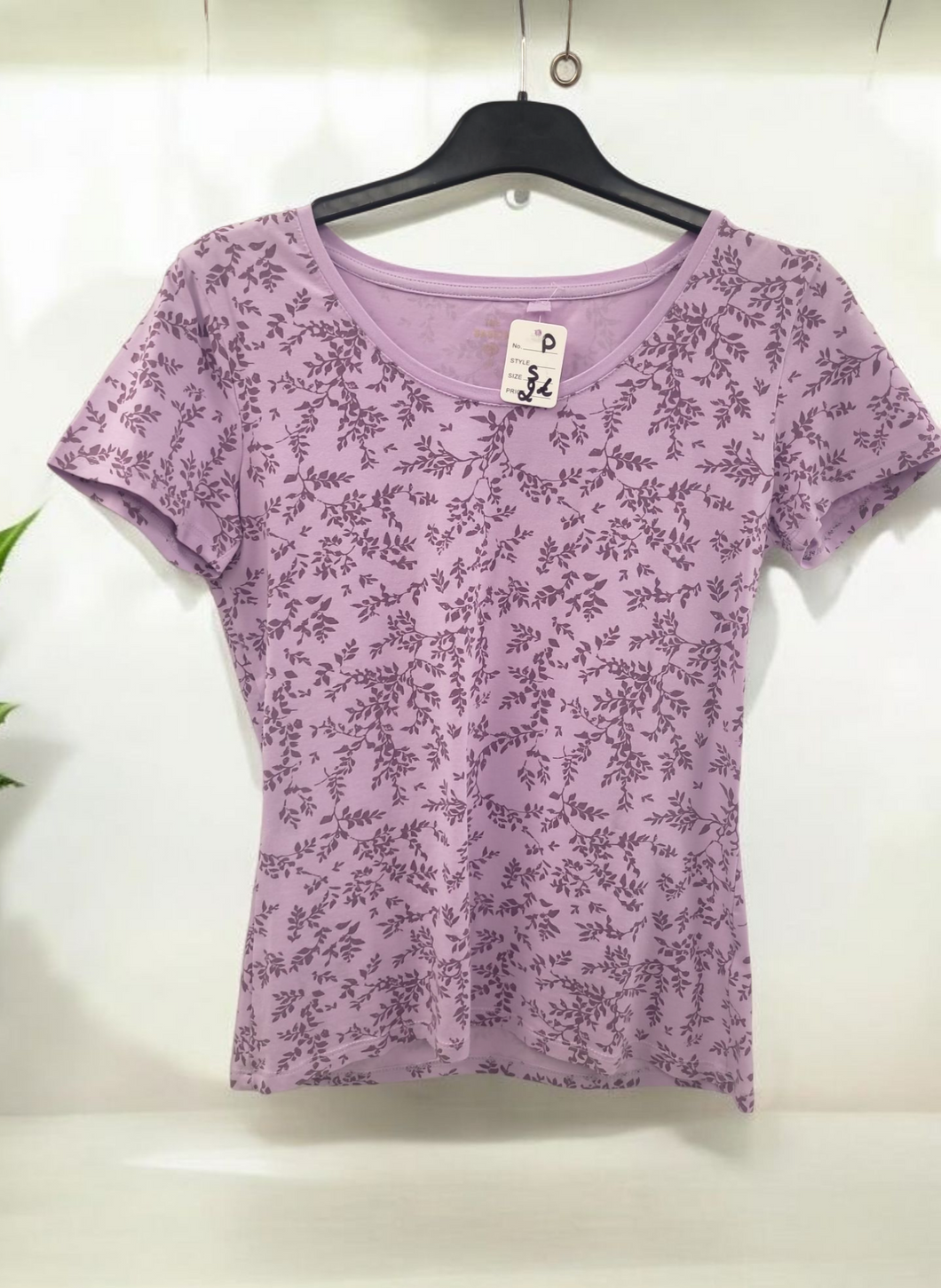 Blouse mauve taille s