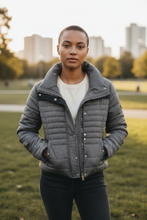 Charger l'image dans la galerie, Manteau gris taille L
