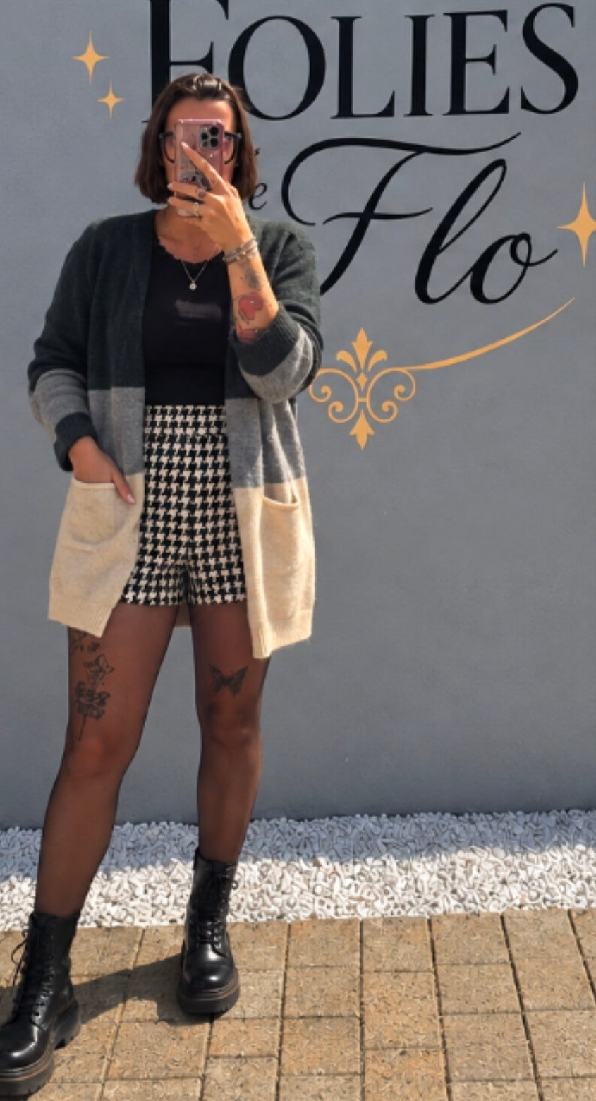 Gilet long ligne taille L