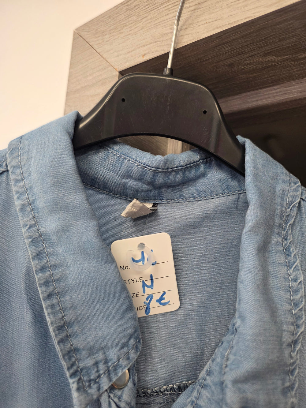 Chemisier bleu taille m