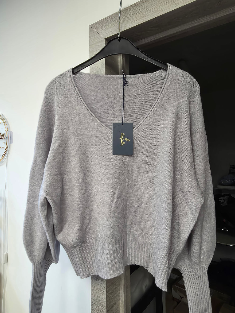 Pull gris neuf taille unique