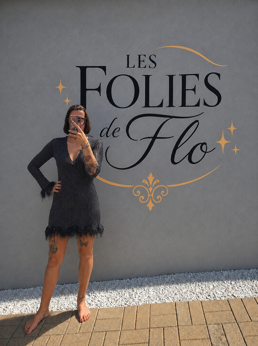 Robe bleu taille m