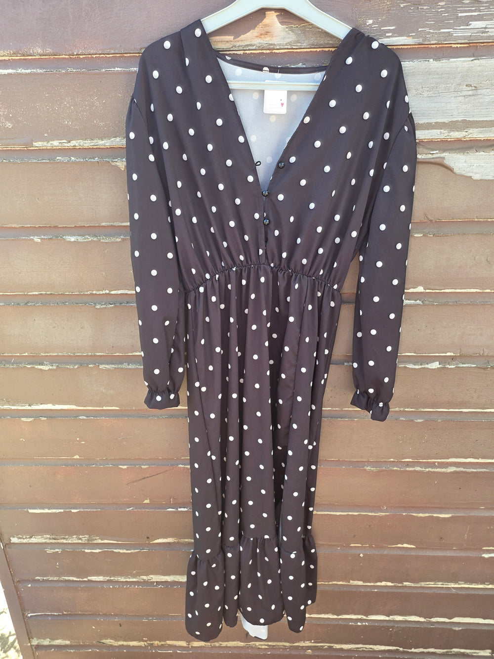 Robe longue noire taille m