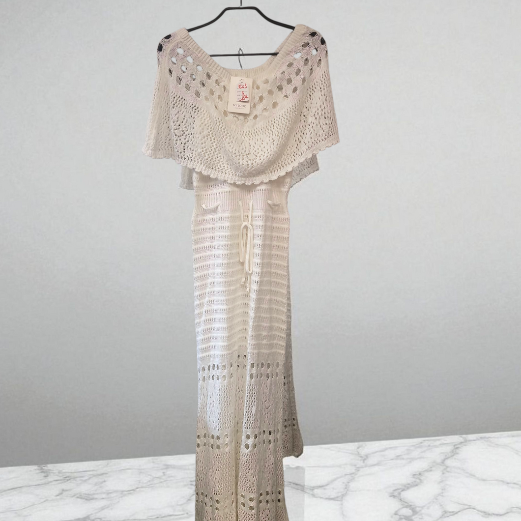Robe en maille taille s