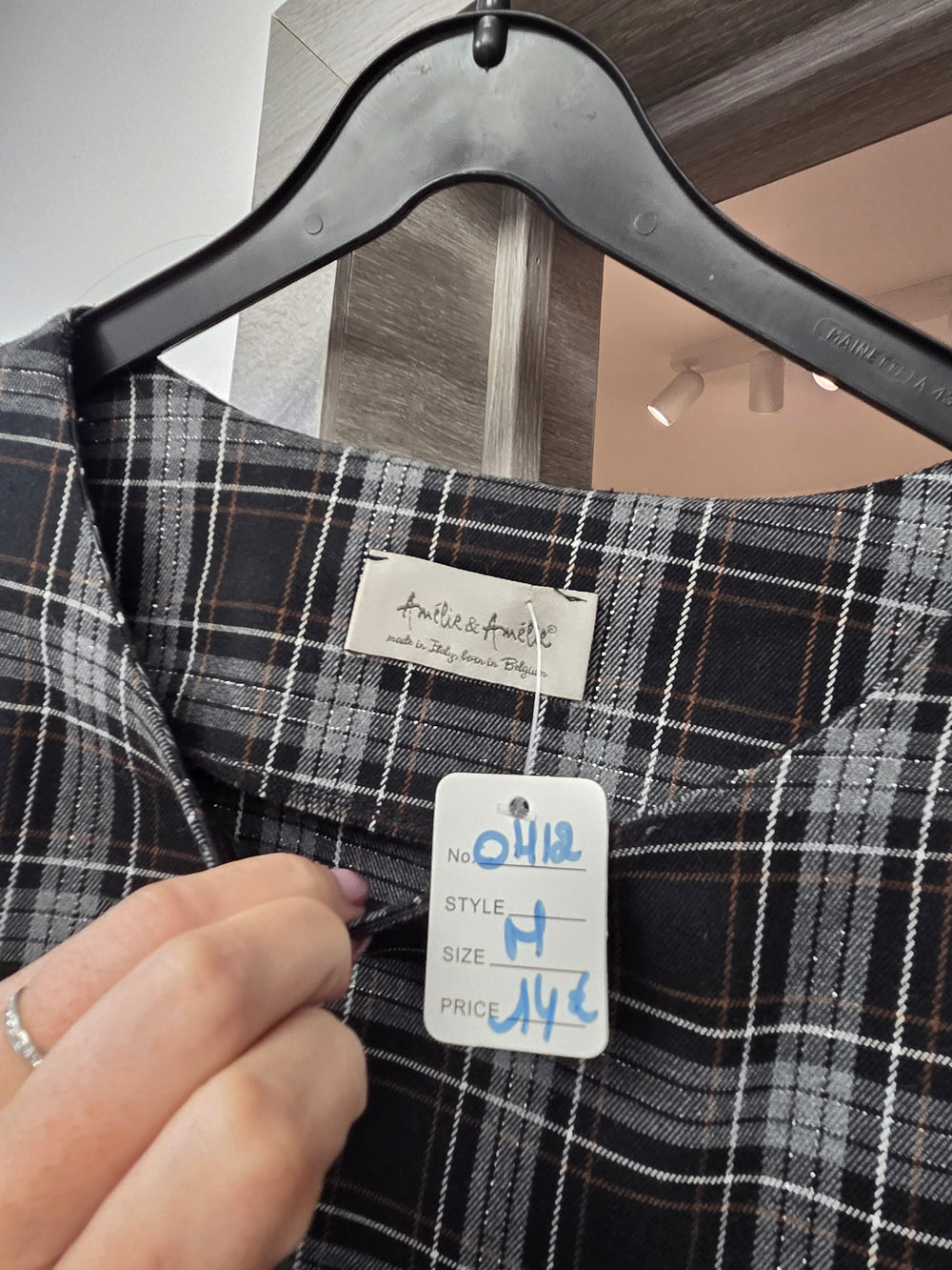 Robe a carreaux taille m