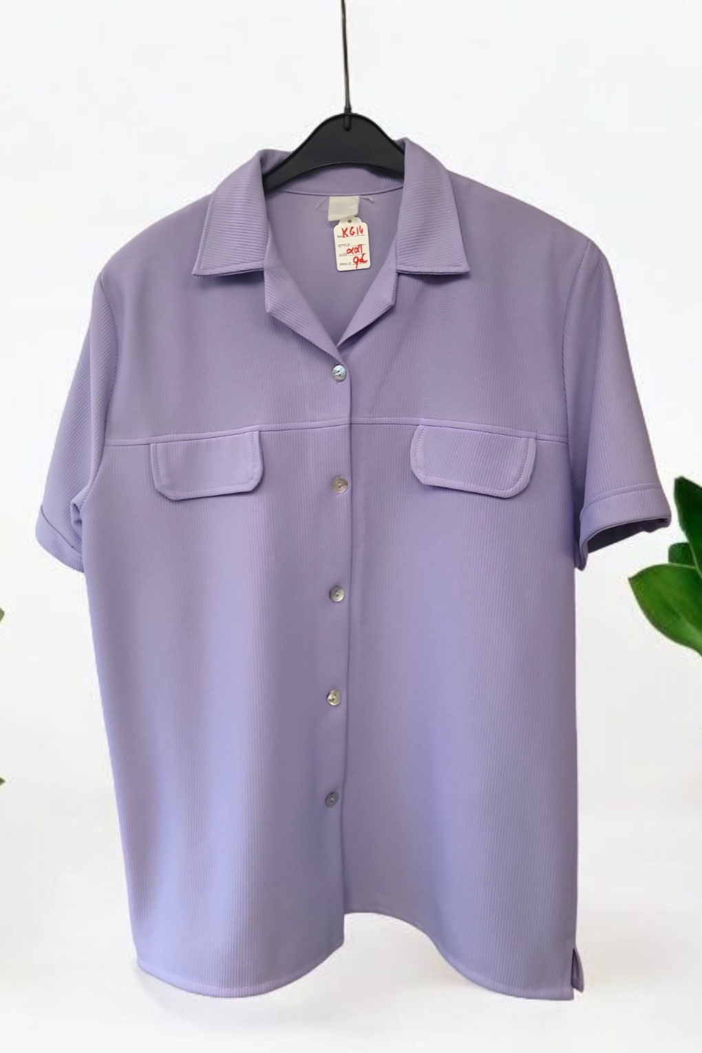 Chemisier mauve taille xxl