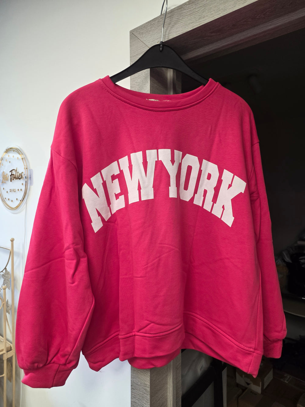 Pull rose taille unique