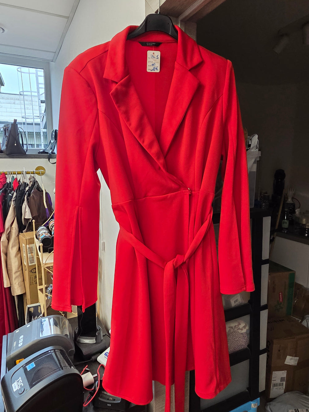 Robe rouge taille xl