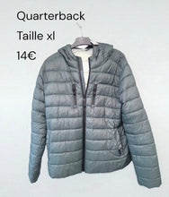 Charger l&#39;image dans la galerie, Manteau vert d eau quaterback taille xl

