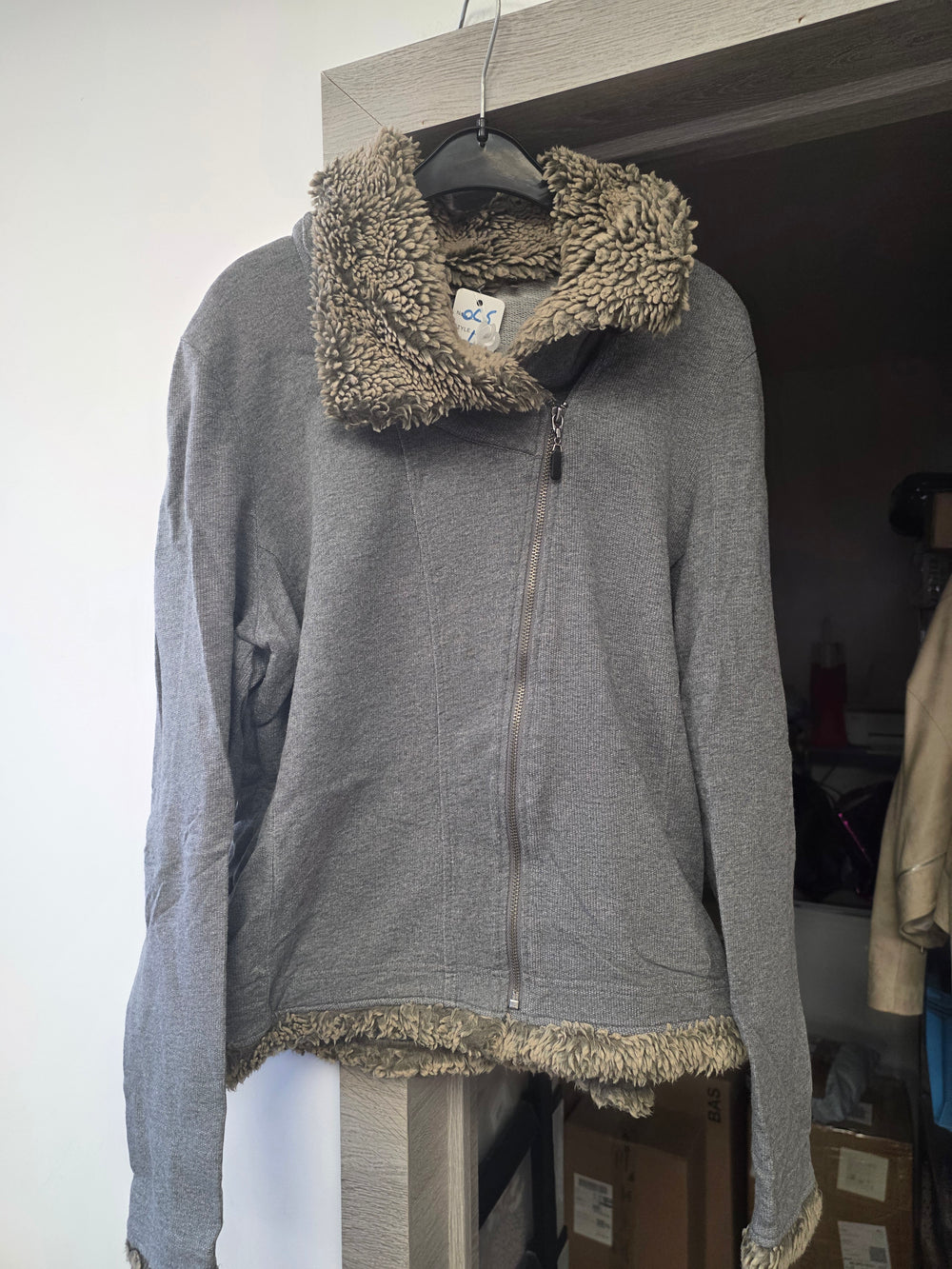 Veste gilet gris taille L