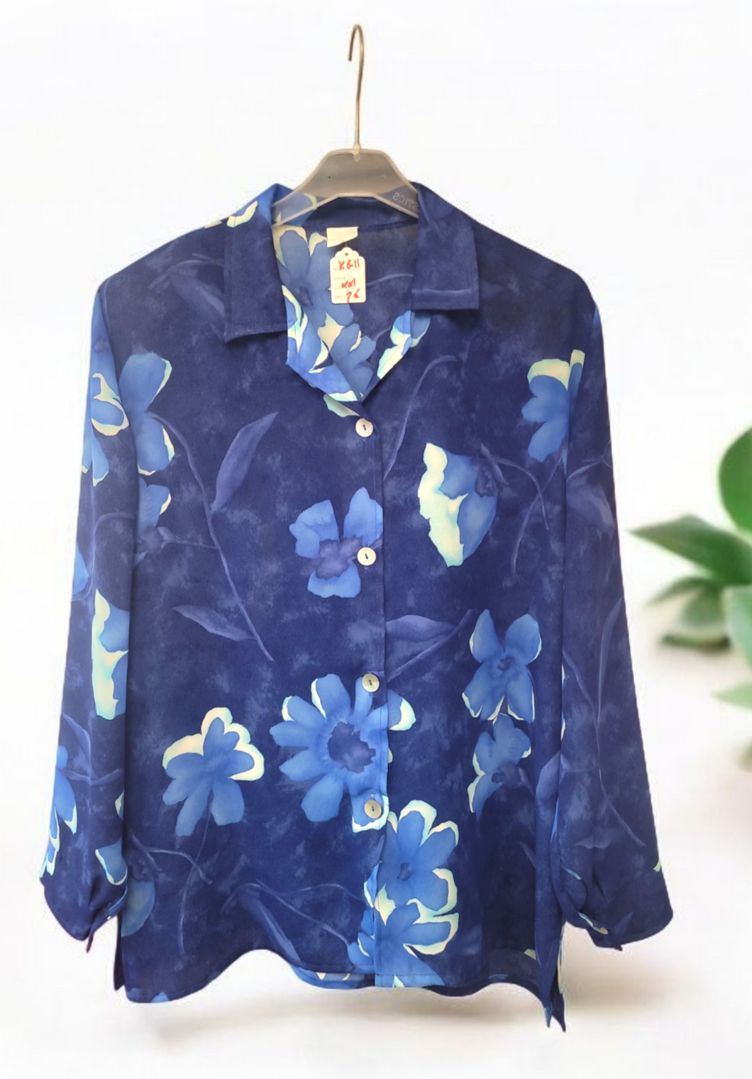 Chemisier bleu taille xxl