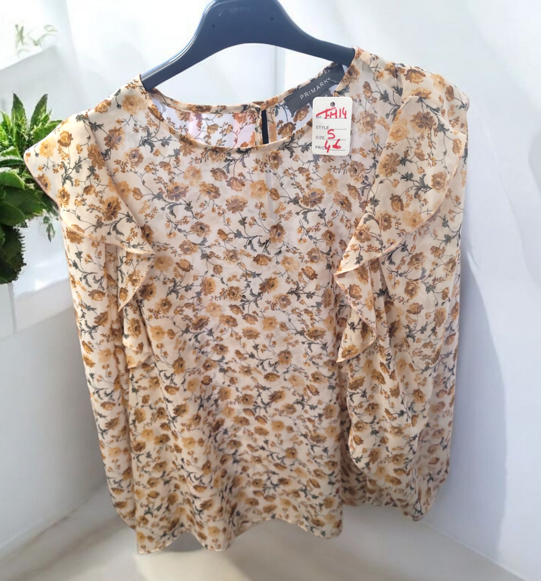 Blouse fleurie taille s