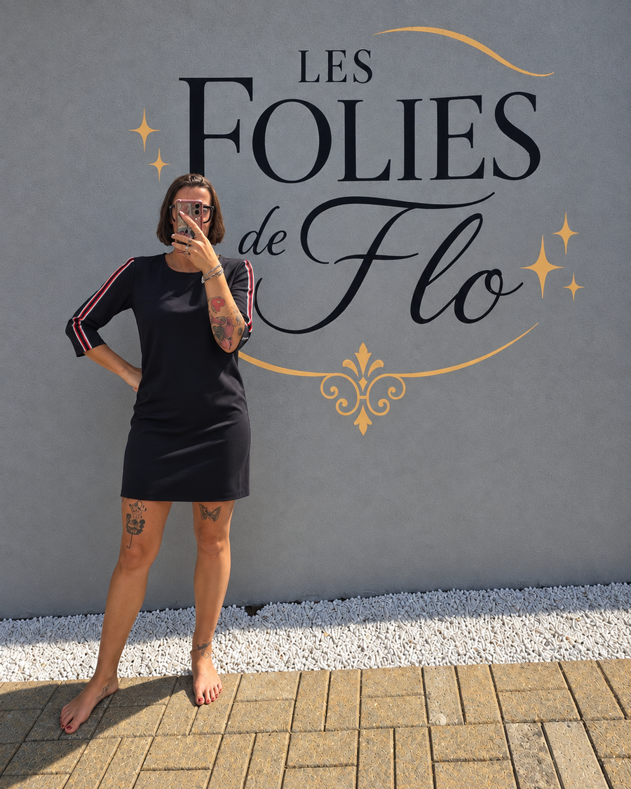 Robe bleue taille m