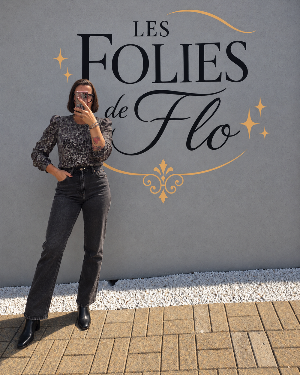 Blouse brune taille L