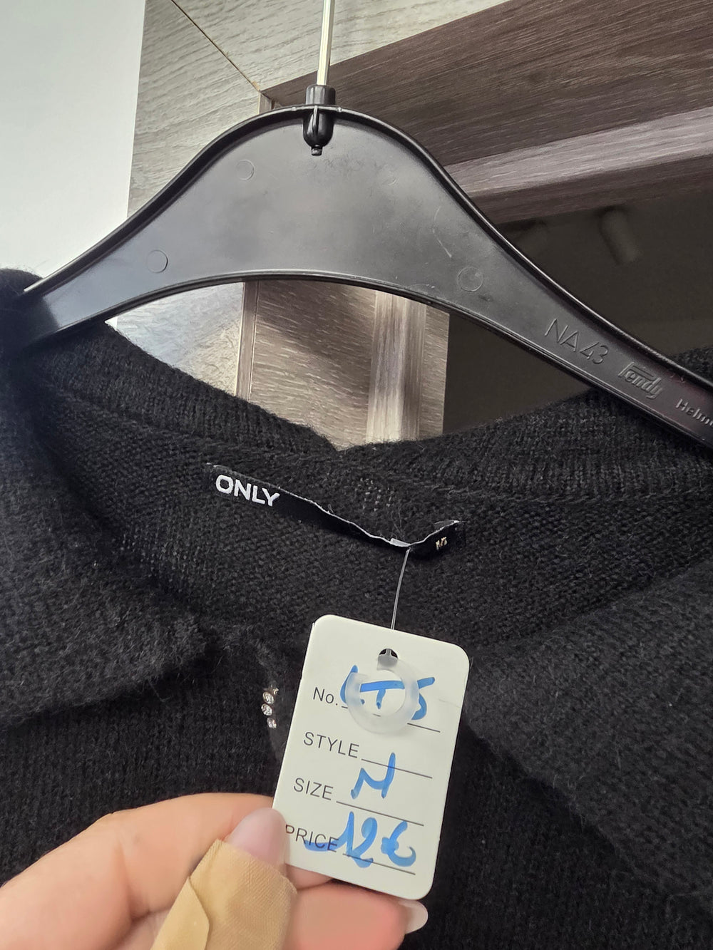 Pull noir only taille m