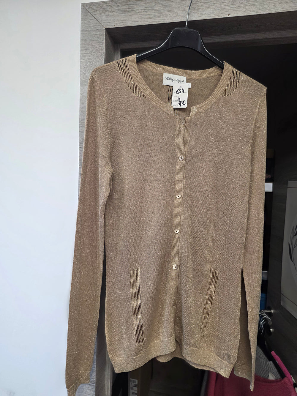 Gilet dore taille m