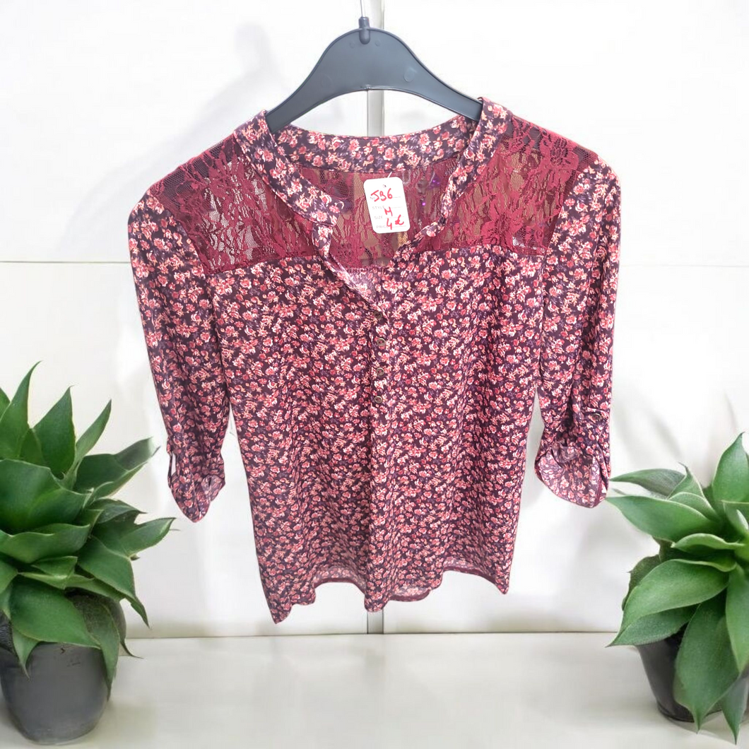 Blouse fleurie taille m