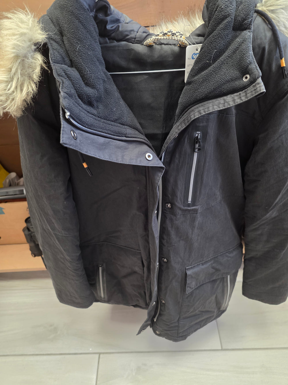 Manteau noir edc taille m
