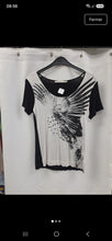 Charger l'image dans la galerie, Tee shirt noir et blanc taille m
