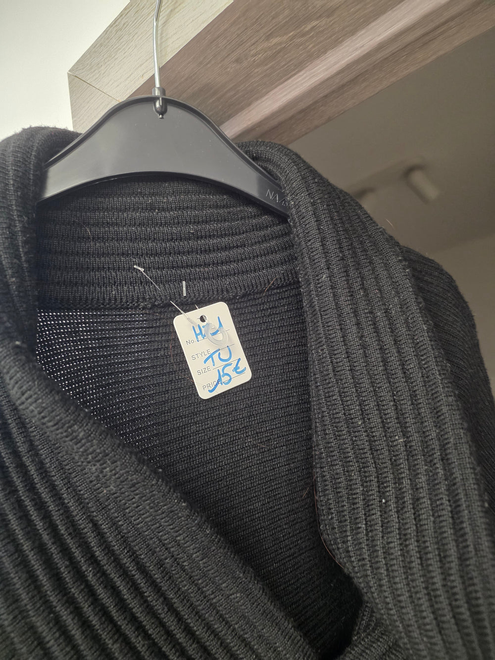 Gros gilet noir taille unique