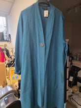 Charger l'image dans la galerie, Long gilet bleu taille unique
