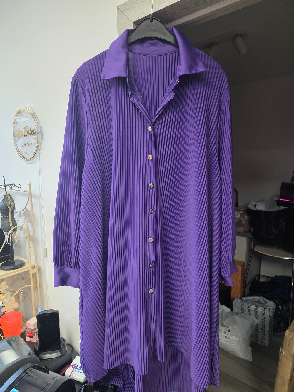 Robe mauve taille xl