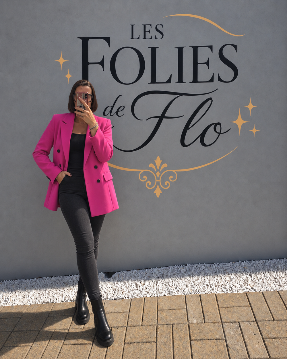 Blazer mauve taille L