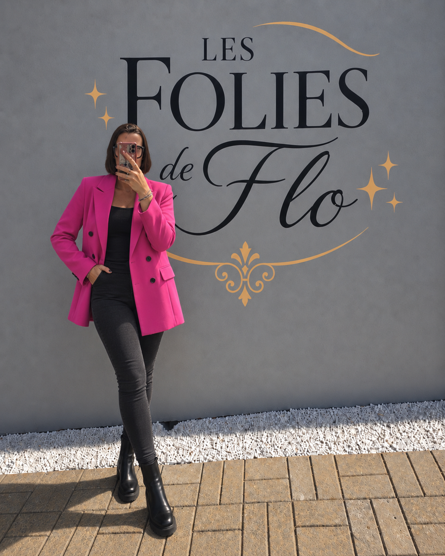 Blazer mauve taille L