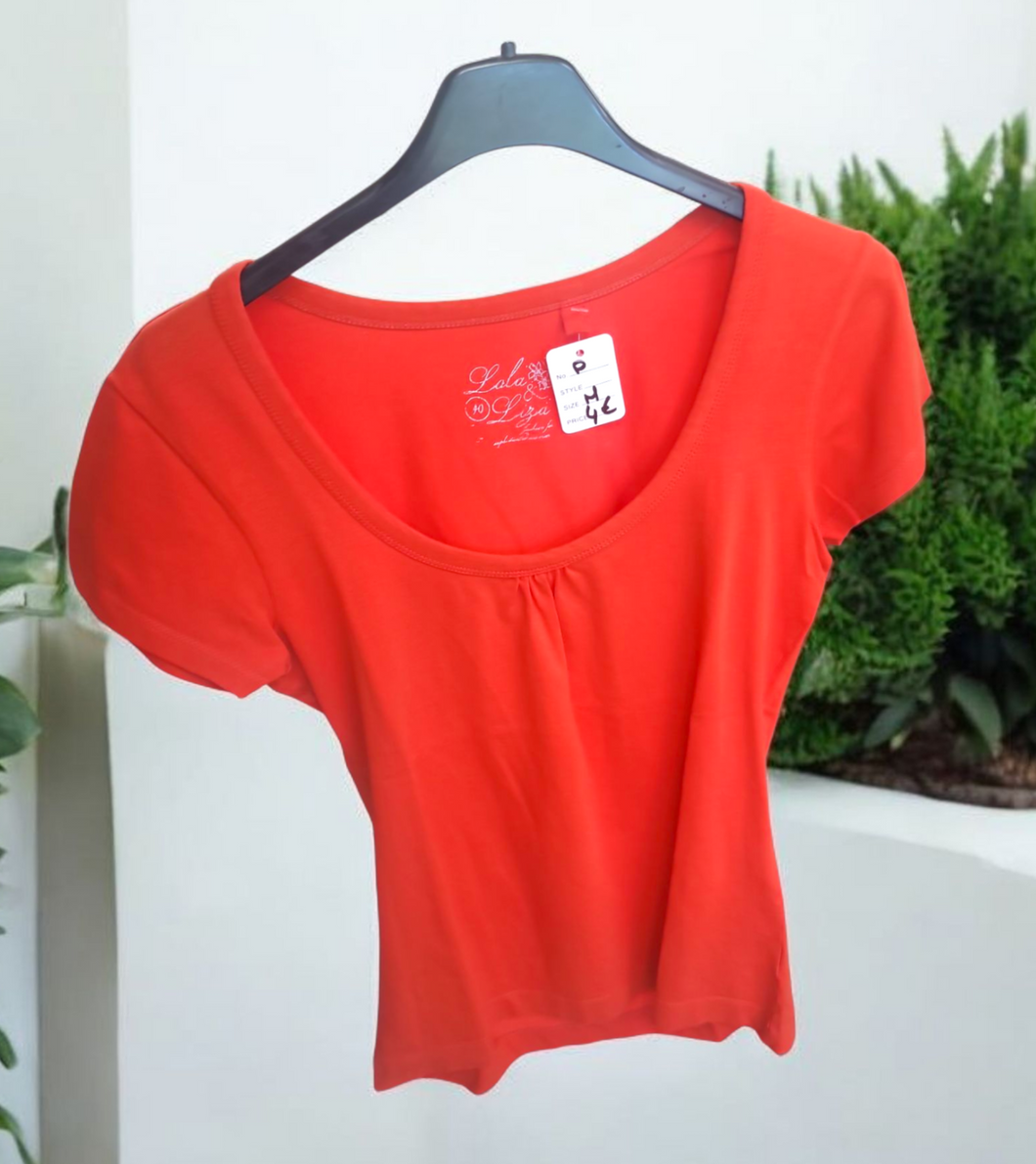 Blouse orange lola&liza taille m