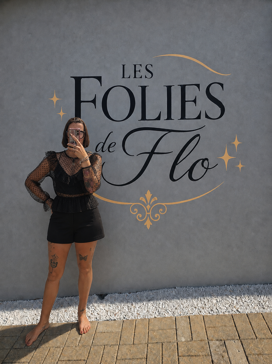 Blouse dentelle taille m