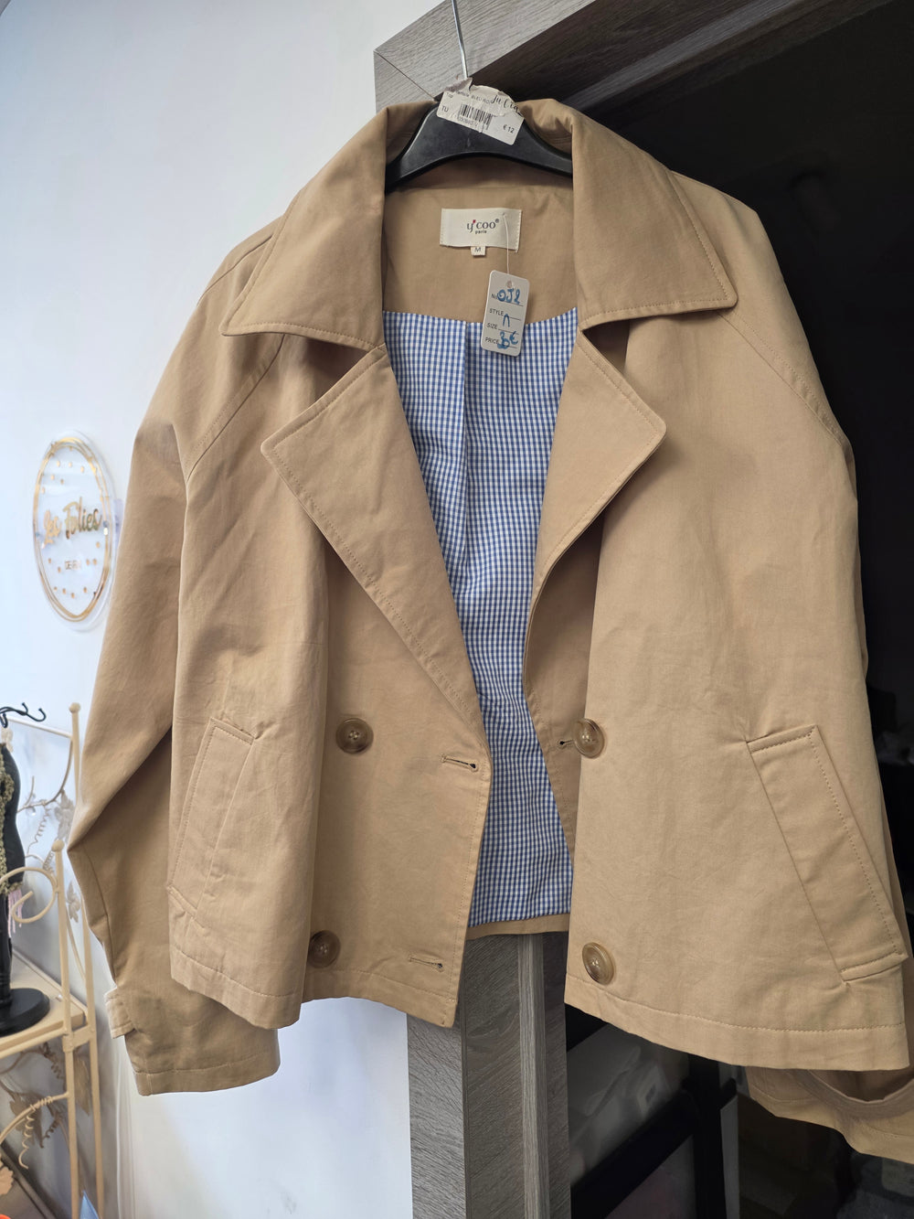 Veste beige taille m